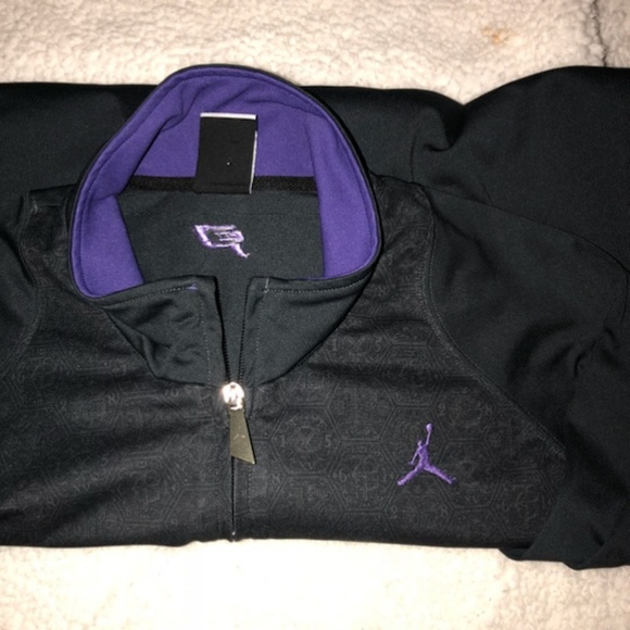 Purple Jordan light drifit jacket - Picture 6 of 7